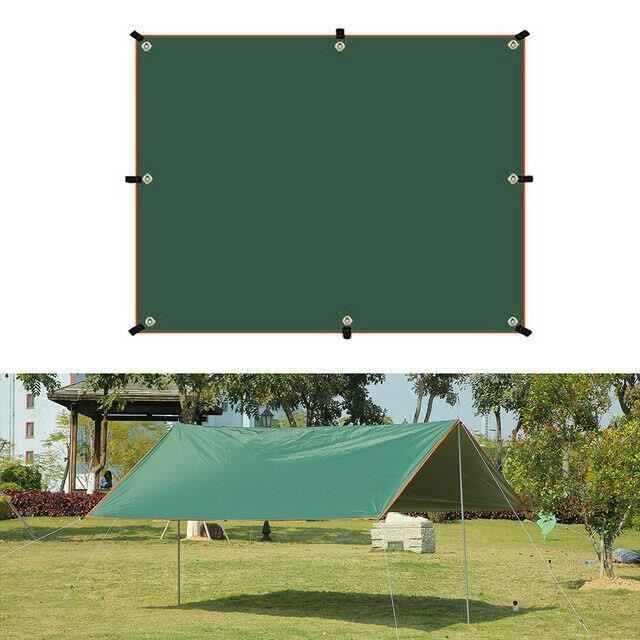 Tente De Toilette / Housse De Pluie 3x2.9m – Bâche Camouflage Imperméable Léger Pour Auvent Tente Toit