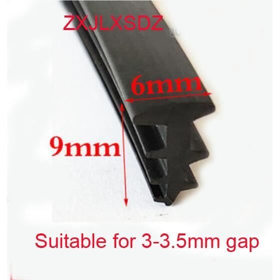 Joint D'étanchéité En Caoutchouc Forme Z 5 M - Pour Bordure De Fenêtre Ou Porte De Voiture