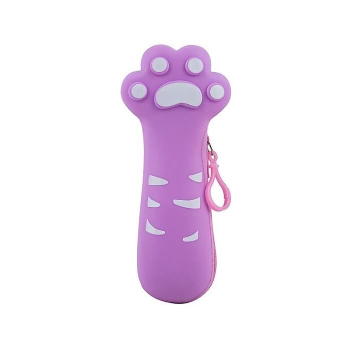 Trousse Silicone,Trousse Kawaii,Étui en Silicone Ou