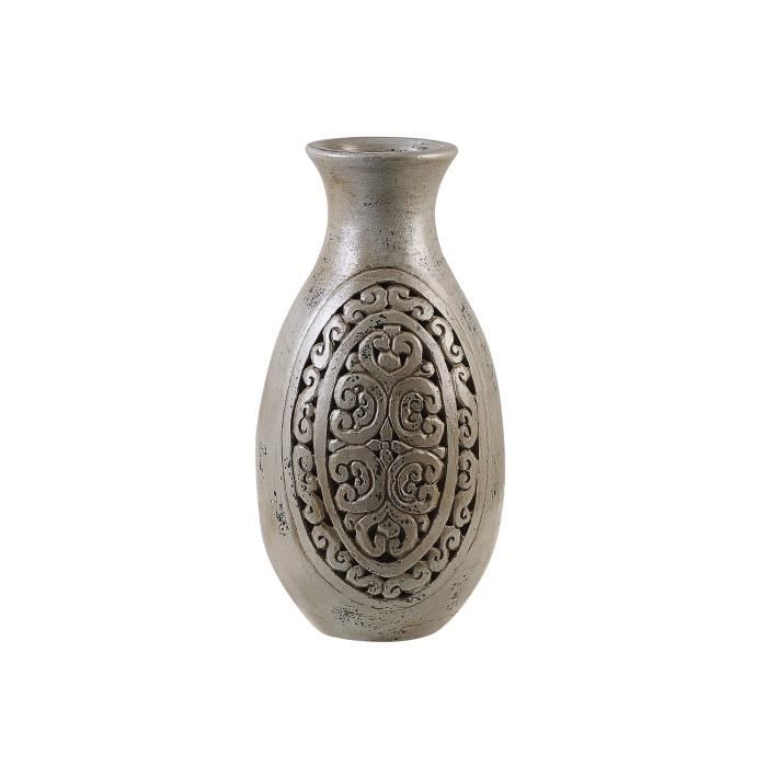 Vase décoratif gris MEGARA