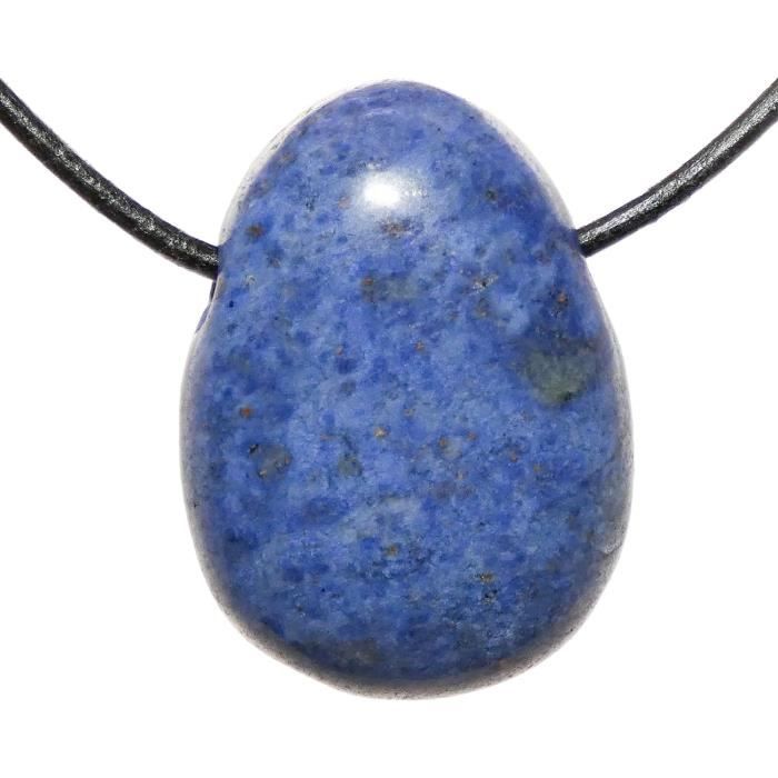 Collier en lapis lazuli 18, 3,5-4,5 mm, bijoux ronds en perles, collier avec pierres précieuses bleues naturelles, argent sterling 925, cadeau fait main pour femme - France
