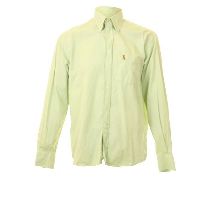 chemise vert anis