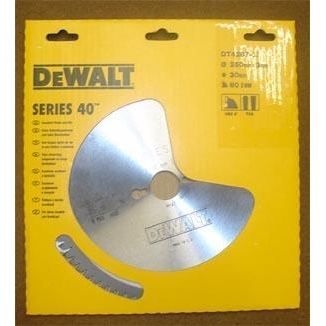 Lame de scie circulaire DEWALT DT4287 LSC 250x30x80D trapez. -5° trait 3,0mm