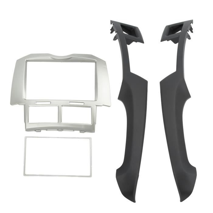 Cadre Façade 1 DIN Pour Autoradio - Compatible Chrysler, Jeep, Dodge, Plymouth - Noir