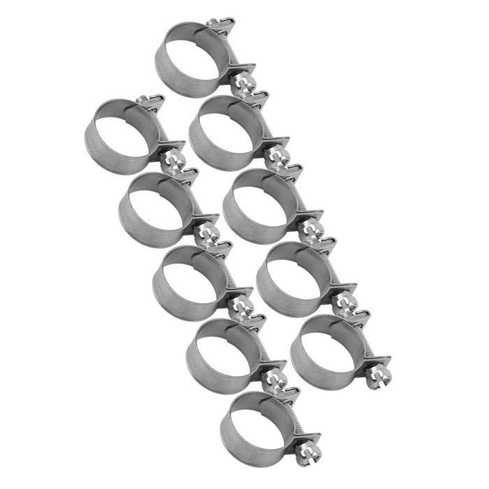 Lot De 10 Colliers De Serrage Mini Pour Tuyau Carburant - Puissants, Neufs