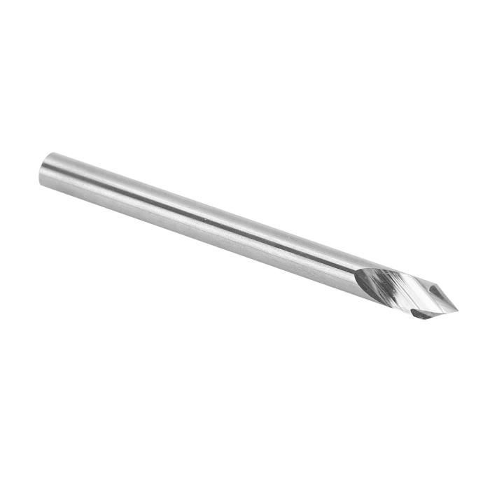 1PC 4mm de 6mm Deux flûtes droite les bits de routeur pour le