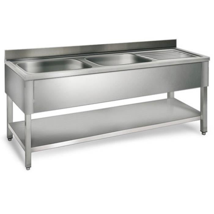 Plonge Inox 140cm Table De Plonge Professionnelle Plonge