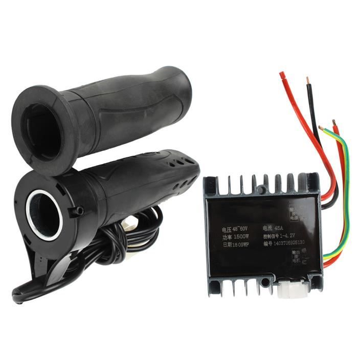 Kit Pédale + Contrôleur Moteur électrique Brossé 48V 600W Pour Kart à 4 Roues, Neuf