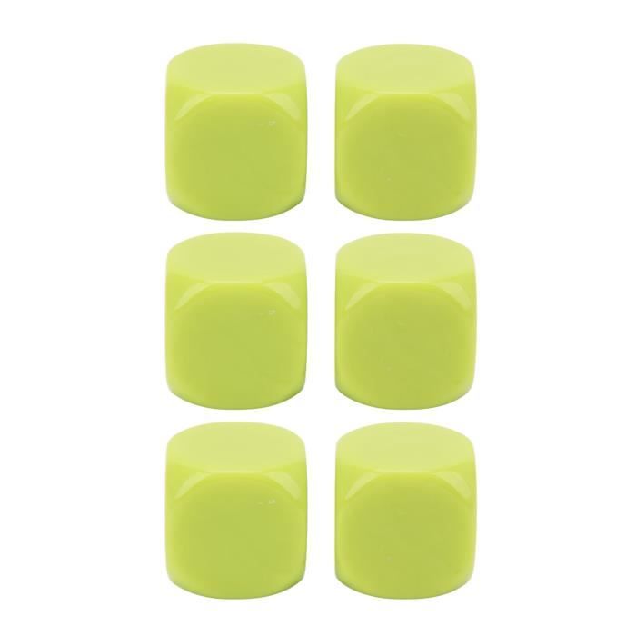 Jeu de dés 30PCS Dice Set 16MM Plastique 6 Faces Coins Ronds Dés Cubes Jeu de dés 30PCS Dice Set 16MM Plastique 6 Faces Coins Ronds Dés Cubes
