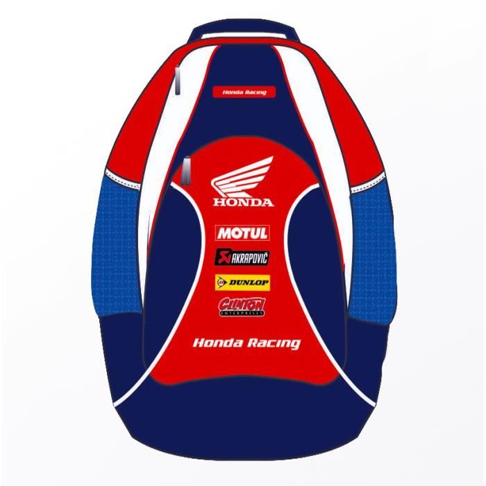 Sac à dos moto Honda Racing team CBR endurance officiel