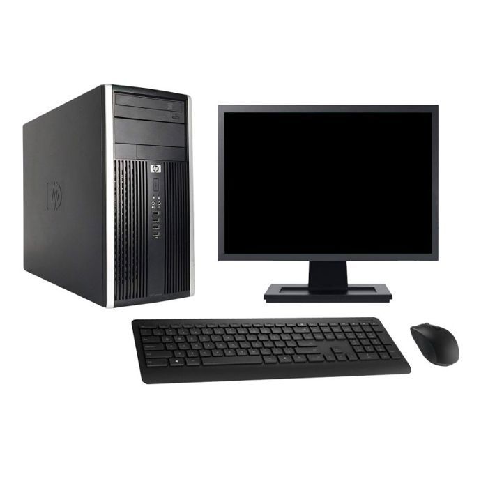 PC Tour HP Pro 6200 CMT Ecran 19 i3-2120 RAM 4Go Disque 250Go Windows 10 Wifi - Hewlett packard