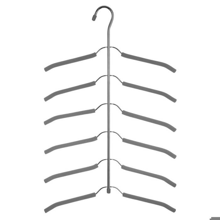 6 cintres chemises en métal - 5 five simply smart - Argent