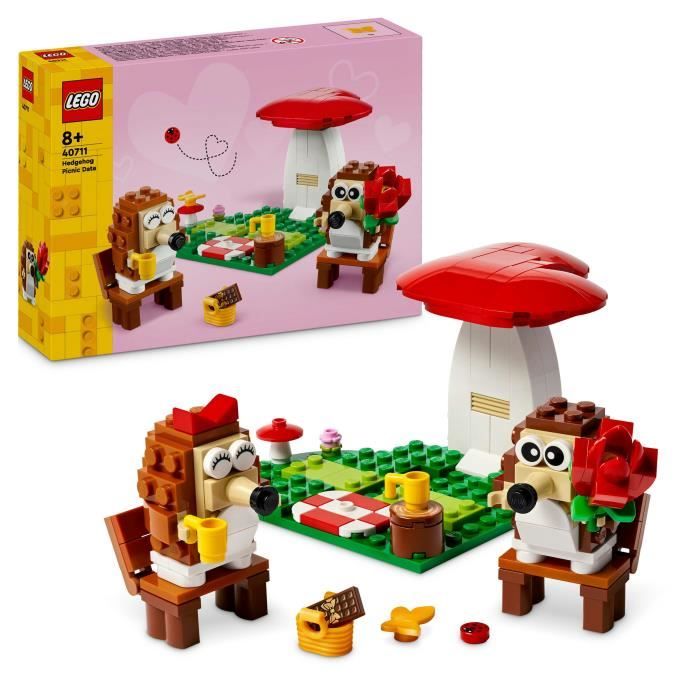 40711 Le pique nique des hérissons LEGO® Iconic - vue 4