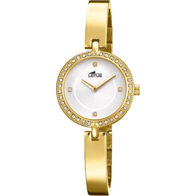 montre lotus bliss l18548 1 montre quartz acier dor femme