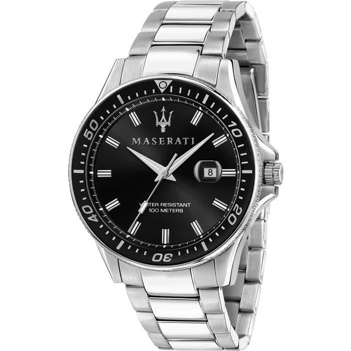 Montre - Maserati - R8853140002 - Analogique - Acier inoxydable - Cadran noir Montre - Maserati - R8853140002 - Analogique - Acier inoxydable - Cadran noir