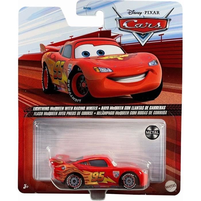 Coffret Voiture Cars Flash Mcqueen Avec pneu De Course Set