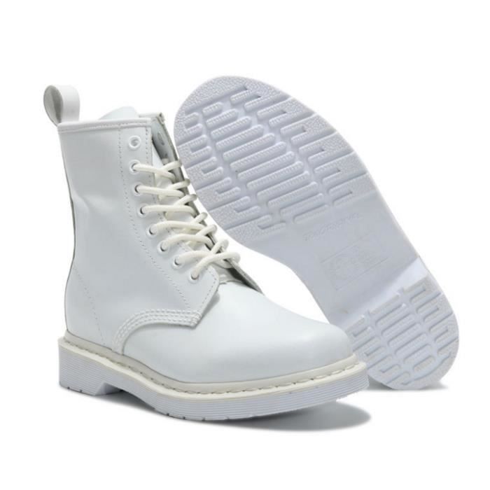 bottes homme blanches