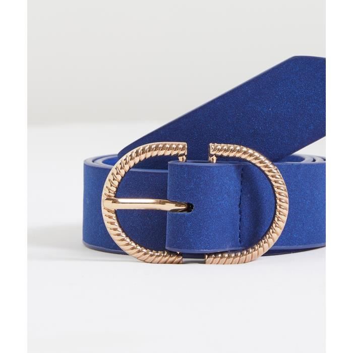 GRAIN DE MALICE Ceinture suedine femme Bleu Cdiscount Pret a Porter