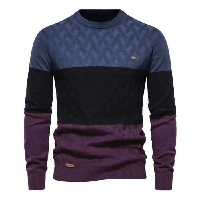 Pull lacoste col rond homme online