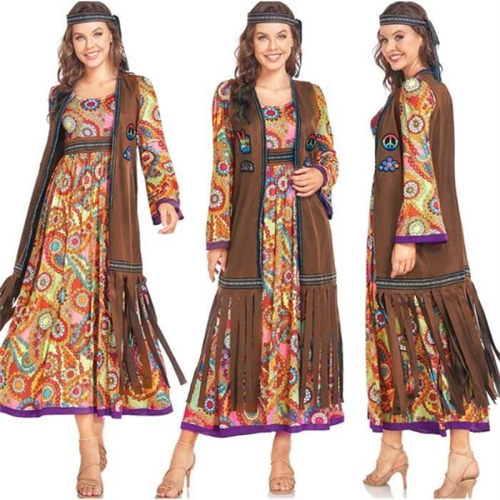Robe année 70 hippie clearance