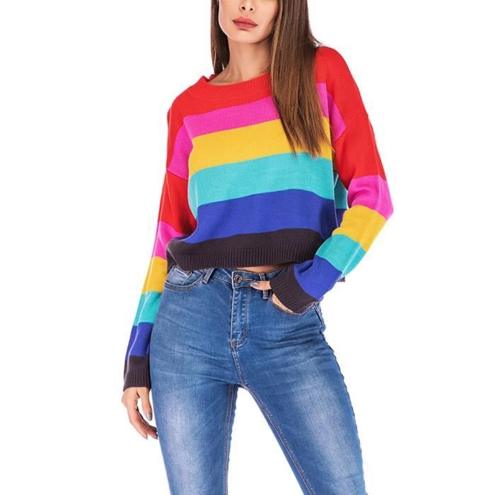 Pull femme colore Outlet