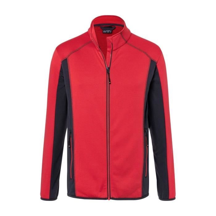Veste polaire rouge homme discount