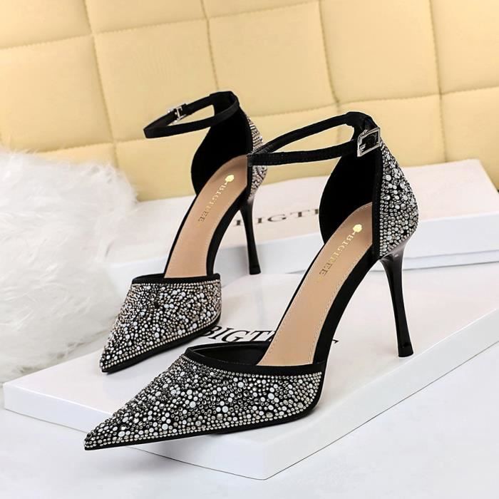 Chaussure a talon top haut pas cher