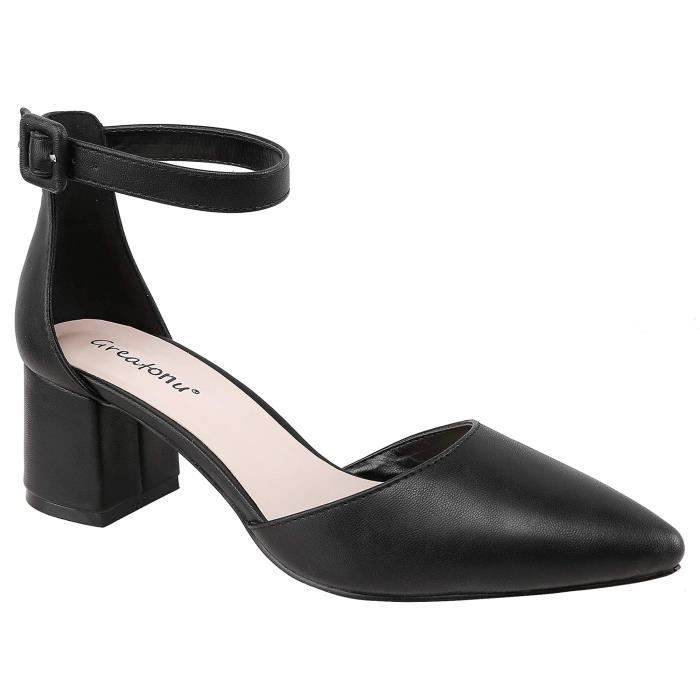 Bottines Professionnelles Rtbf0 Robe De Soiree Pompe Adorable Bloc A Faible Talon Ferme Toe Chunky S Taille 38 1 2 Achat Vente Bottines Professionnelles Pas Cher Cdiscount