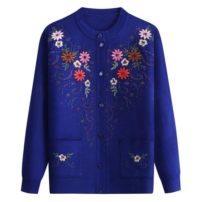 Gilet femme avec sale broderie