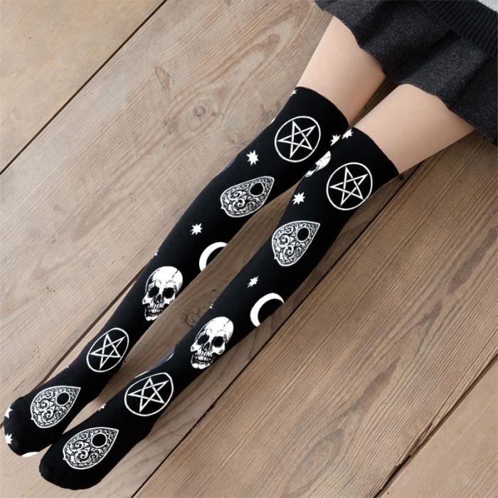 Chaussettes Octobre Rose Imprimé Ruban - Genou Haut Pour Femmes Et Hommes, Taille Unique - 7