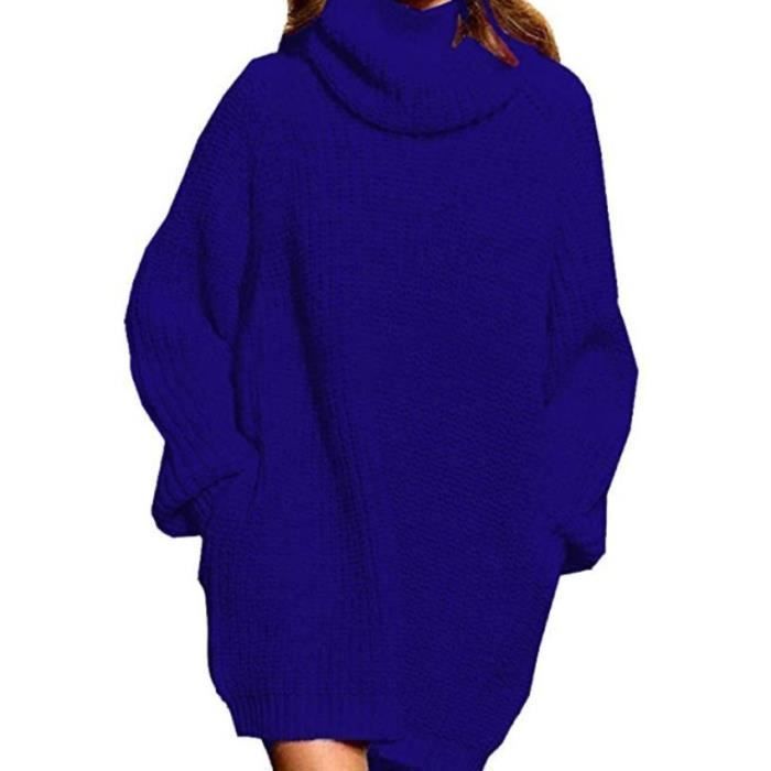 Robe pull bleu roi 2025