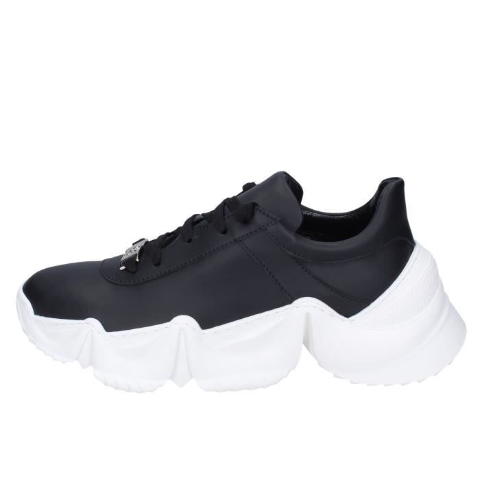 PHILIPP PLEIN Baskets Sneakers Femme Noir Cuir BF383 Noir Cdiscount Chaussures