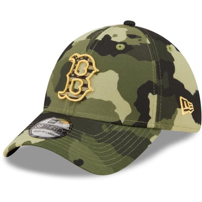 Casquette New Era 39thirty Boston Red Sox - Coupe Stretch élastique, Dos Fermé - Style Décontracté Pour Supporters MLB - 2