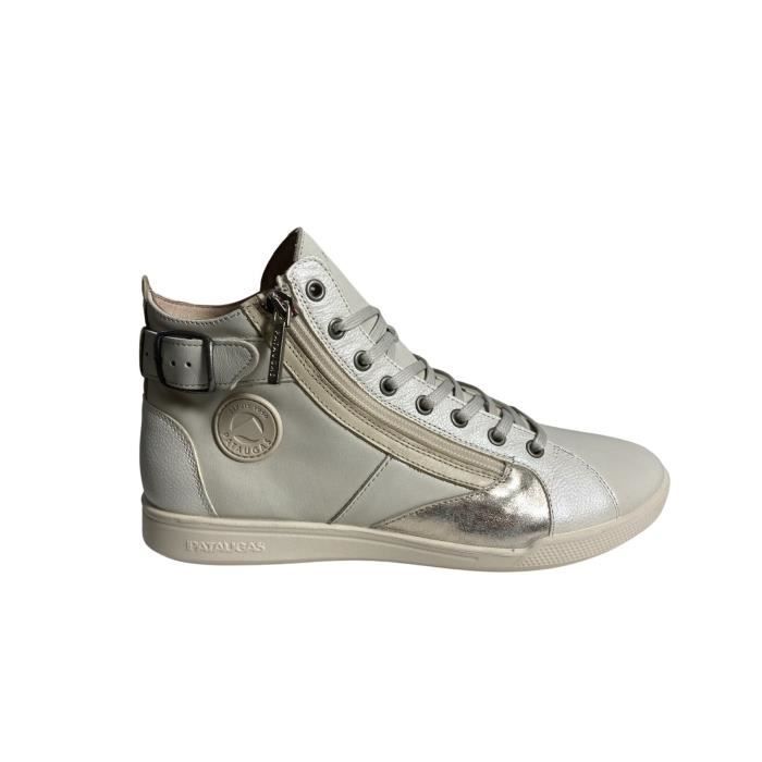Baskets femme Pataugas Palme Mix F2I off white Off white