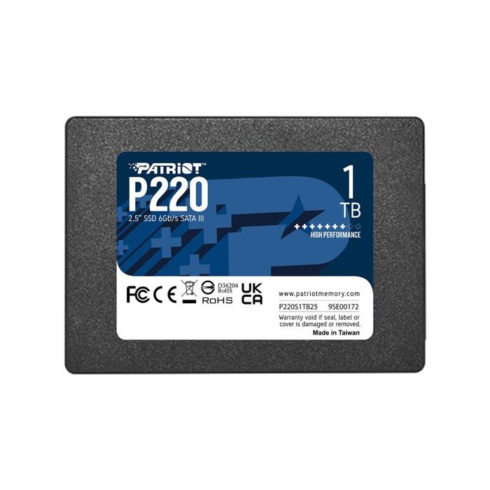 Patriot P220 SSD 1To SATA III Disque Solide Interne 2.5