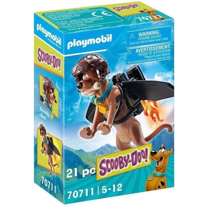 PLAYMOBIL 70711 SCOOBY DOO Pilote avec jetpack Multicolore