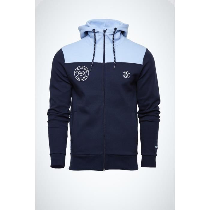RUGBY DIVISION Sweat Veste Hoodie Grand Homme