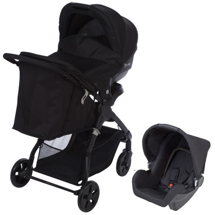 SAFETY 1ST Poussette Combin e trio Amble Full black Cdiscount