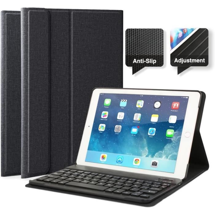 Étui De Protection Complet Avec Clavier Bluetooth Pour IPad Air 4 10.9" – Noir (Sans Marque)