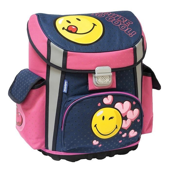 Cartable rigide Smiley Cool 41 CM Haut de Gamme Rose Cdiscount