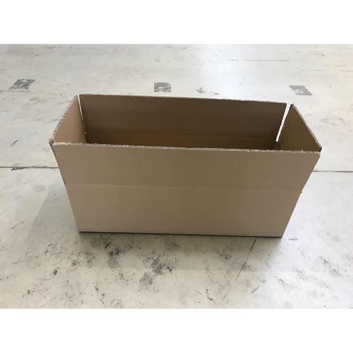 TKSE Cartons d'exp?�dition pliables - 500 x 400 x 400 mm - Carton d'exp?�dition extra rigide345 