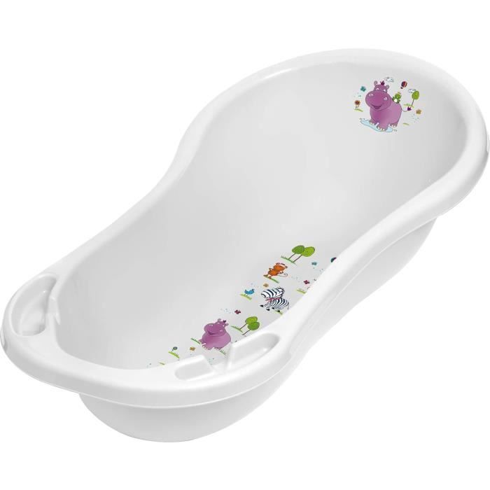 Bieco Baignoire Bébé Ergonomique Mouton Rose | 84cm Baignoire Bebe sur