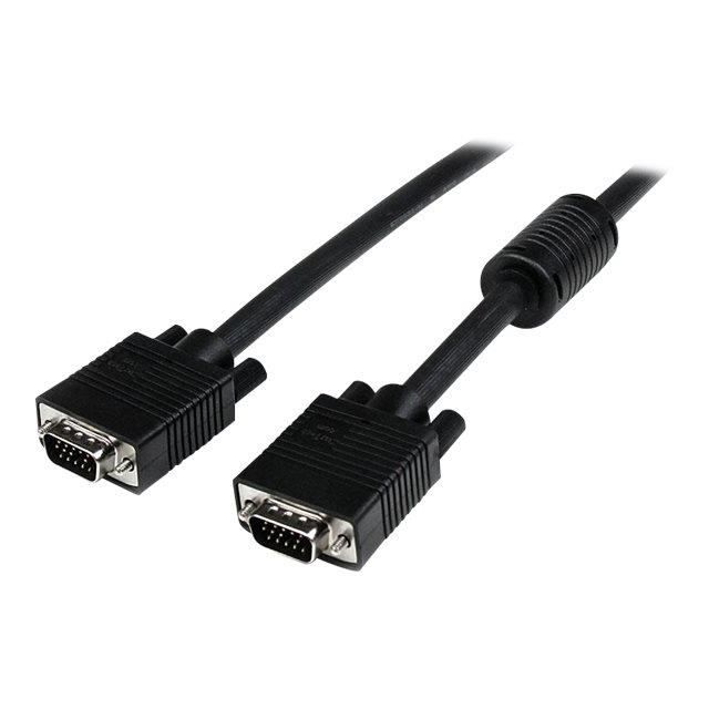 STARTECH Câble VGA coaxial de 3 m pour écran haute résolution - Cordon HD15 vers HD15 - M/M - Noir