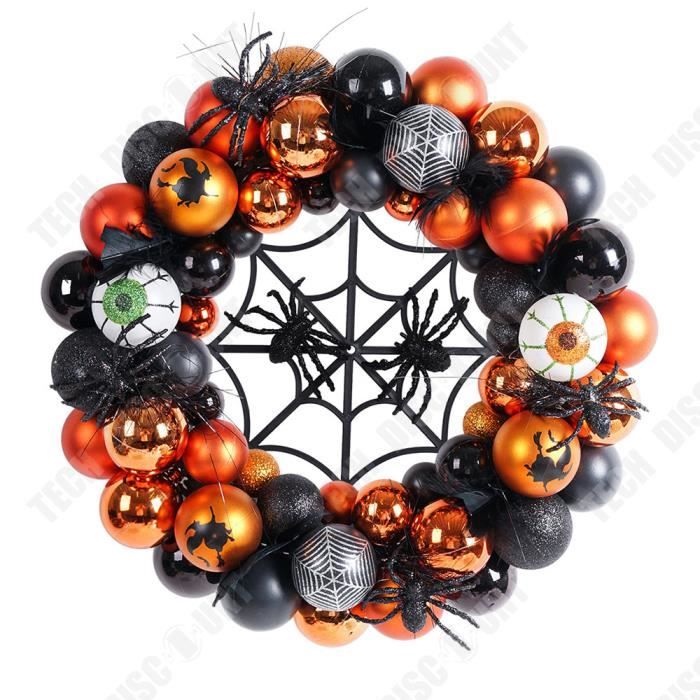 Couronne Automne Avec épouvantail Decoration - Deco Automne Couronne De