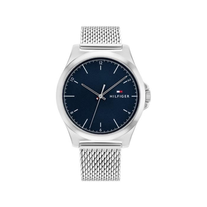 Montre - Tommy Hilfiger - Norris - Acier Milanais - Cadran Bleu - Étanchéité 3ATM