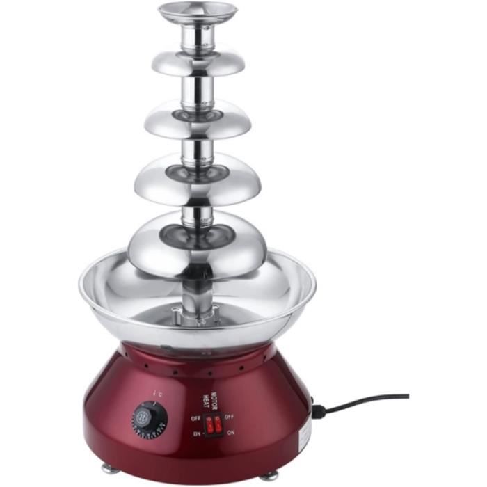 Fontaine à Chocolat Living Home - 3 étages - Acier Inoxydable - 4 Lbs - NEUF