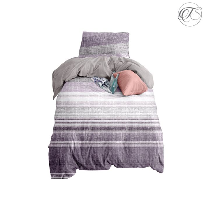 Housse de Couette en Microfibre Ultra Douce avec 1 Taie d'oreiller