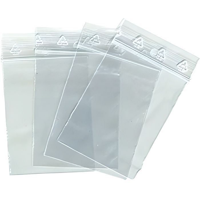Sachet plastique zip petit format sales