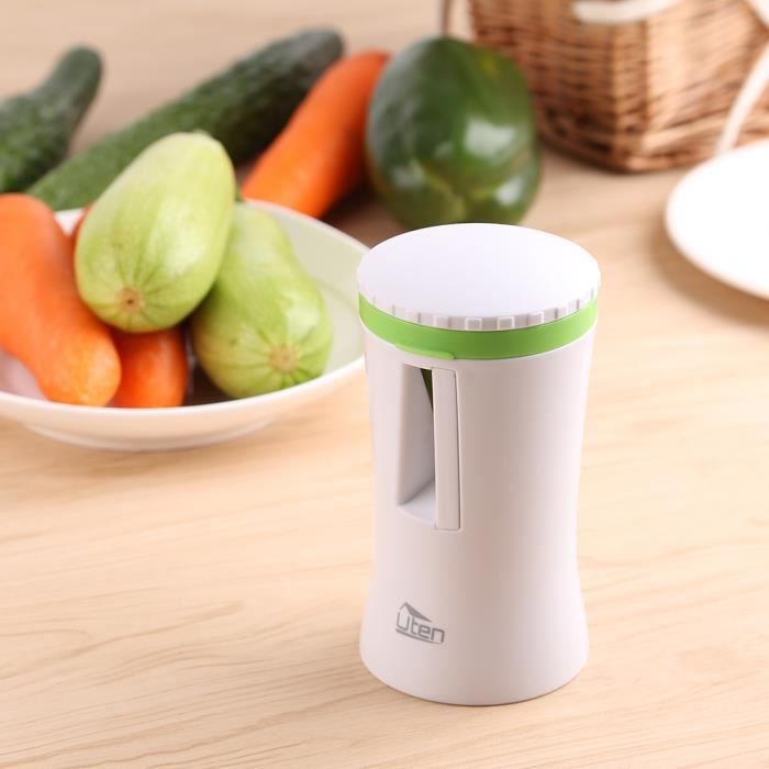 Spiraliseur à Légumes En Acier Inoxydable - Pour Carottes, Concombres, Créateur De Nouilles Végétales