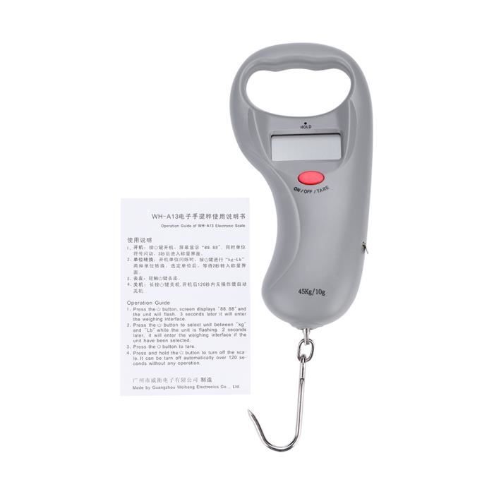 Balance de pêche numérique - QQMORA - Modèle multifonction - 0.2kg à